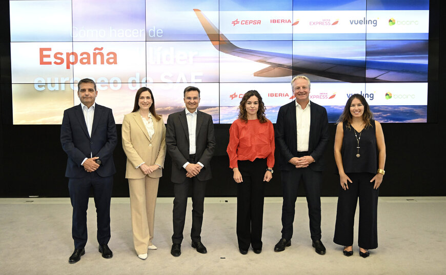 CEPSA, IBERIA, IBERIA EXPRESS, VUELING, AND BIOCIRC PROMOTE SAF AS A NATIONAL PROJECT TO LEAD SUSTAINABLE AIR TRANSPORT
